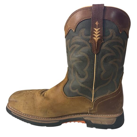 DAN POST MEN'S STORM TIDE WP Leather Western Work Boot DP56417 Brown 13 W - Picture 4 of 9